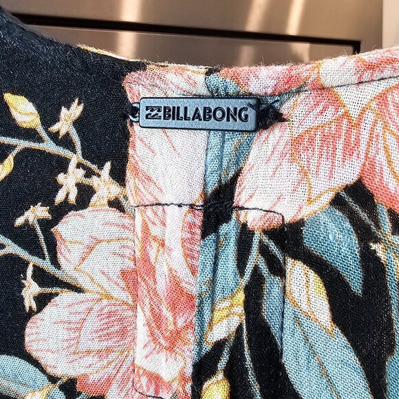 Billabong M/L Kimono Wrap Long Sleeve Floral - Picture 4 of 7